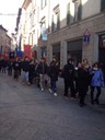 18 novembre 2017 Il corteo dopo la cerimonia commemorativa.